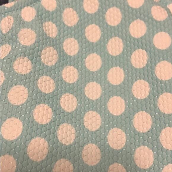 Aerie Polka Dot Pique Scoop Cheeky One Piece Swimsuit XL Blue White Beach Swim - Picture 8 of 8